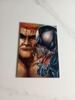 1994 Flair Marvel Venom Lives Trading Card