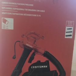 Craftsman Blower/Vacuum/Mulched. 12 Amp. 