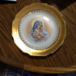 Madonna Plate, 22k Gold