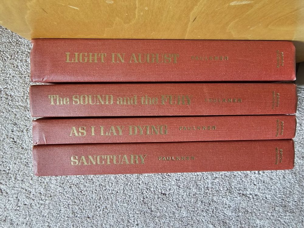 4 William Faulkner hardcovers