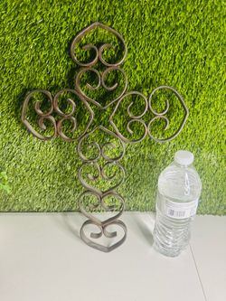 Cast iron cross! Home decor