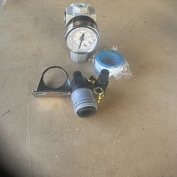 Nanpu PNEUMATIC 1/4 Inch NPT Air-Compressor Accessories Pressure Regulator for Compressed Air Systems AR2000 Adjust 0 to 145 Psi