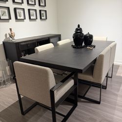 Dining Set Extendable Set For 6