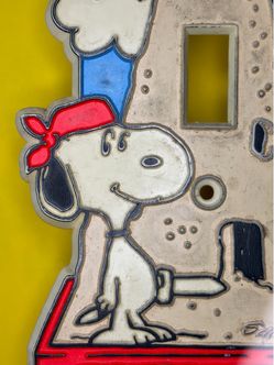 Vintage Snoopy switch plate cover