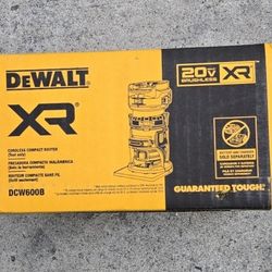 Dewalt 20v Router Brushless XR With Variable Speed Brand New Tool Only
