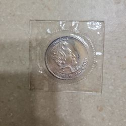 1995 Andrew Jackson 1/2 Oz 999 Silver Coin.  Sealed 