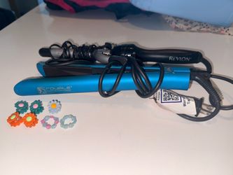 Straightening Iron + Curling Iron set