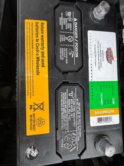 New Interstate battery 124R