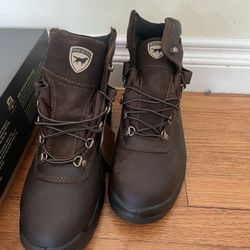 Irish Setter Men’s Dark Brown Work-Boots ( 9.5) NEW