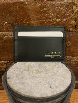 Gucci Leather Card Case Black