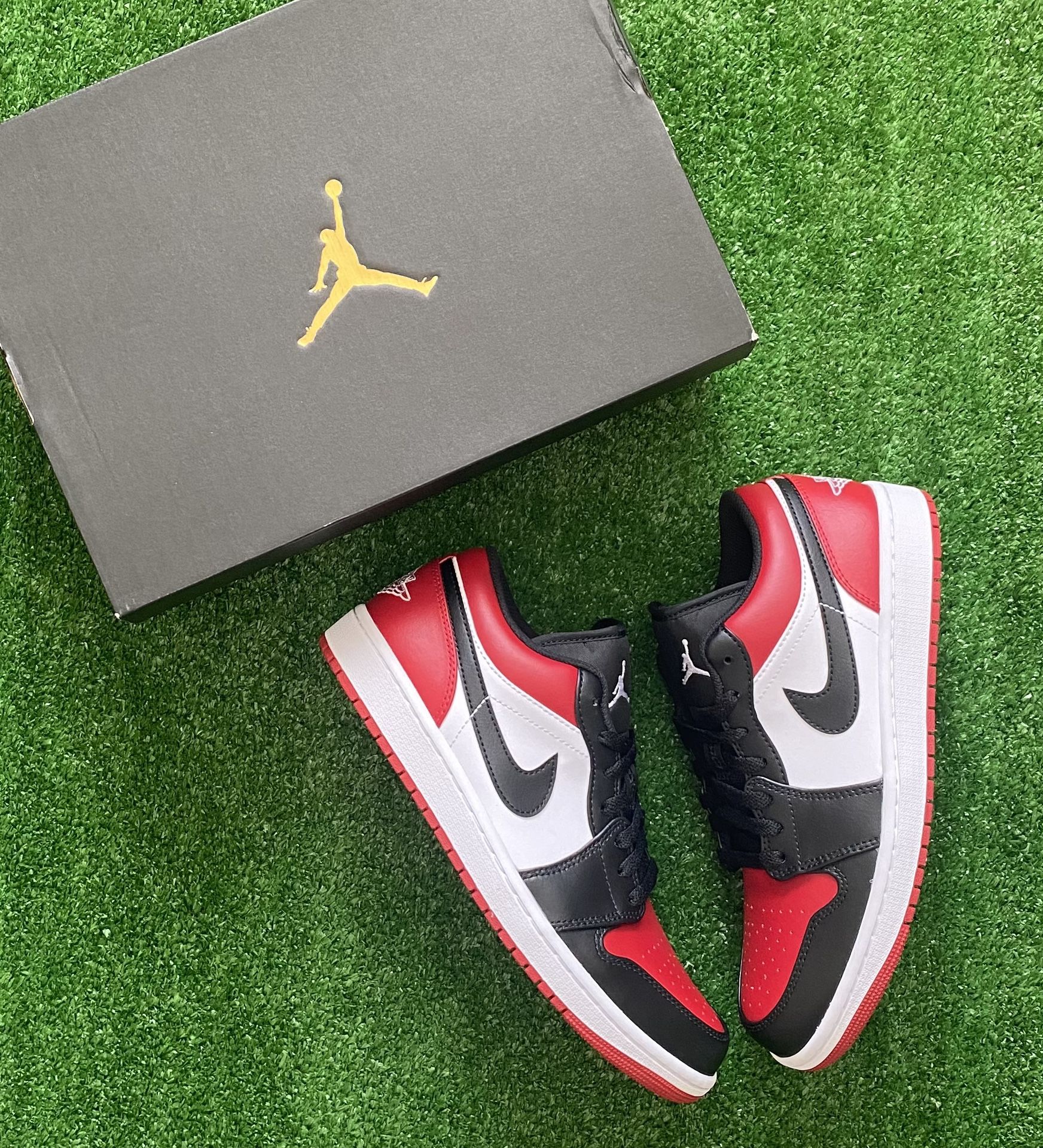 Air Jordan 1 Bred Toe Low (GS)