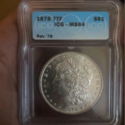 1878 Morgan Dollar 7tf 