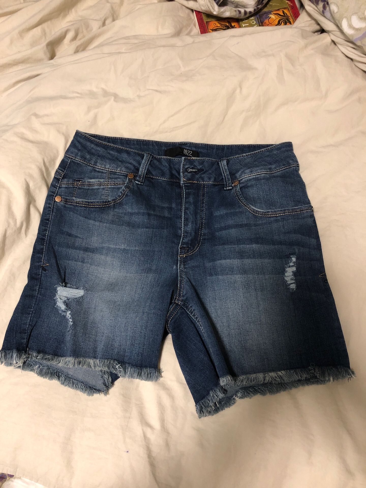 Denim shorts size 6