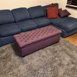 Blue Sleeper Couch