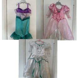 Disney Princess Ariel Dresses (3-pack) - 4T