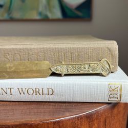 Vintage Brass Dragon Etched Letter Opener ( firm on price ) 