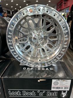 LOCK OFF-ROAD INVADER FORGED 17x9 6X139 OFFSET OMM MACHINED $499 EACH