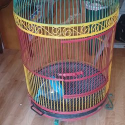 Bird cage.
 very large. 40"×24"