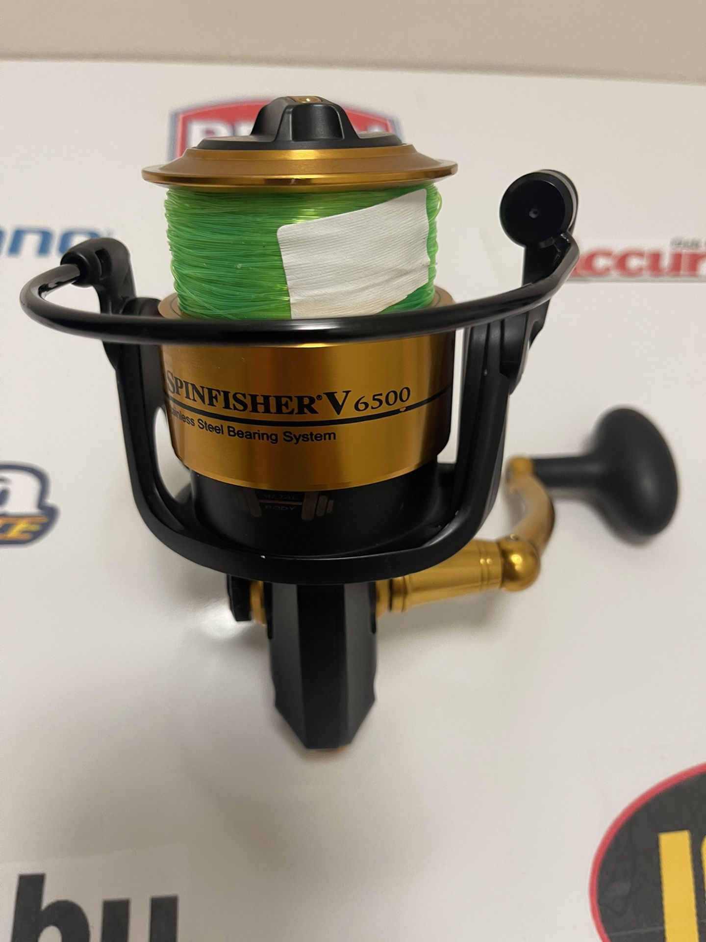 Like New Penn Spinfisher V 6500 Reel With New 25LB of Hi Vis Monofilament 🔥