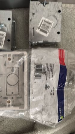 Electrical boxes and one hole straps
