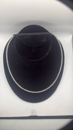 Sterling silver Rope necklace