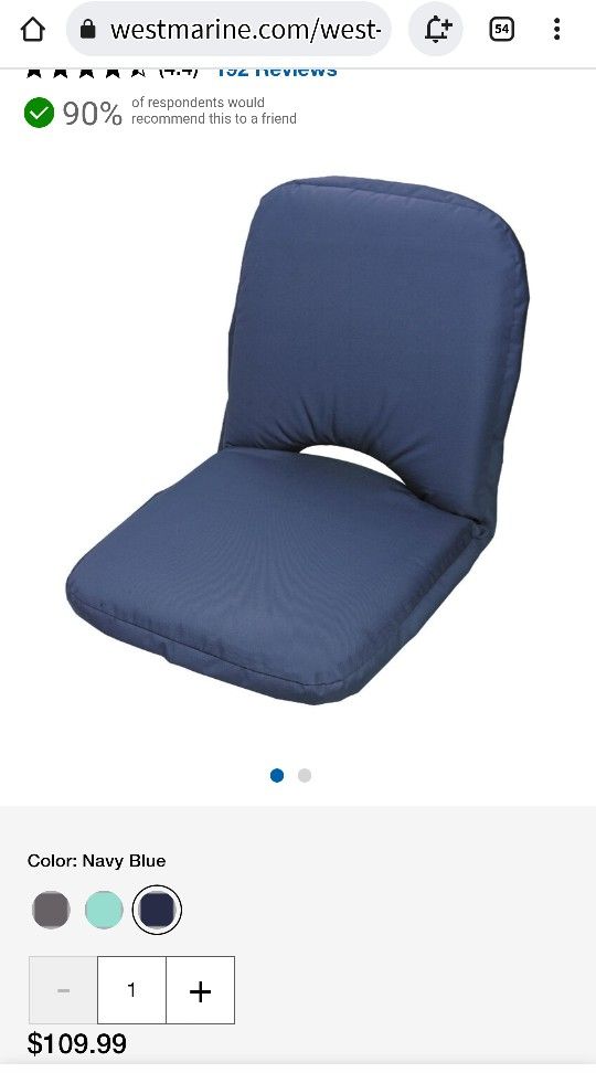 2 - West Marine Go-Anywhere Seats