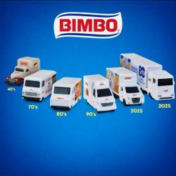 Bimbo Mexico 2026 Retro Delivery Truck complete collection