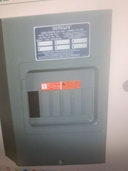 Square D 100 amp loadcenter