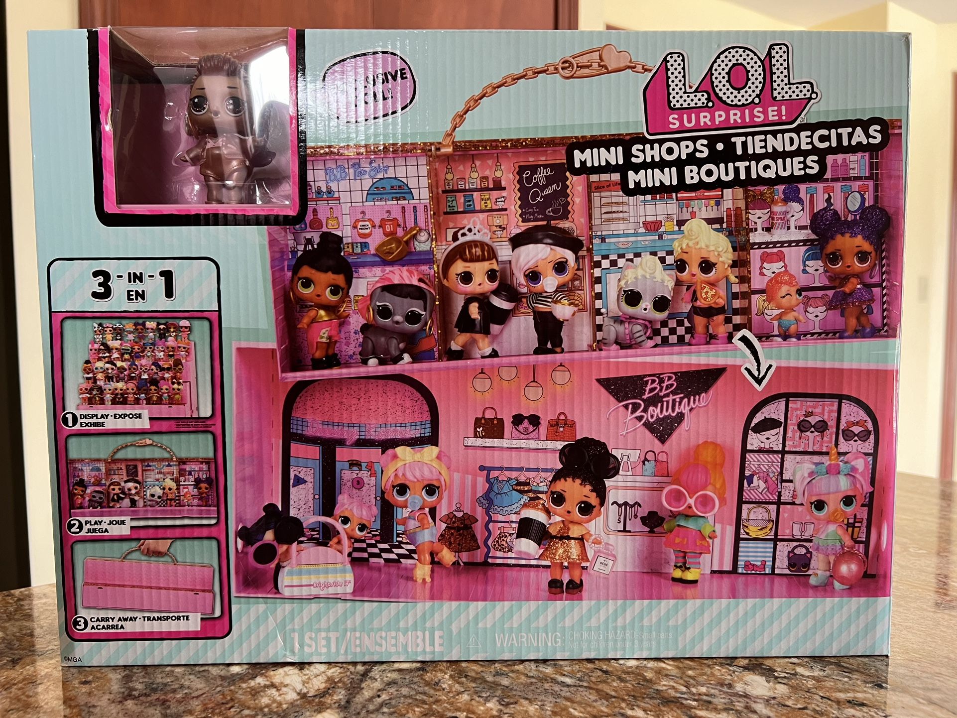 LOL Mini Shop Boutique 3 in 1-NIB