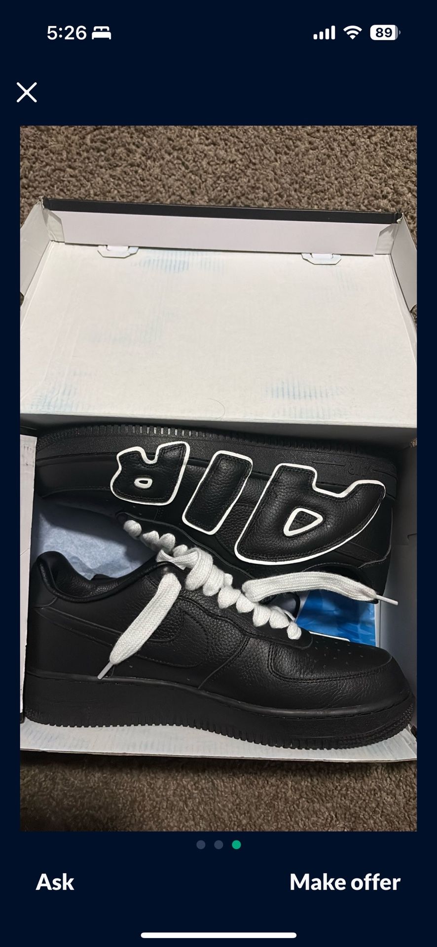 Cpfm Airforce 1 Size 13