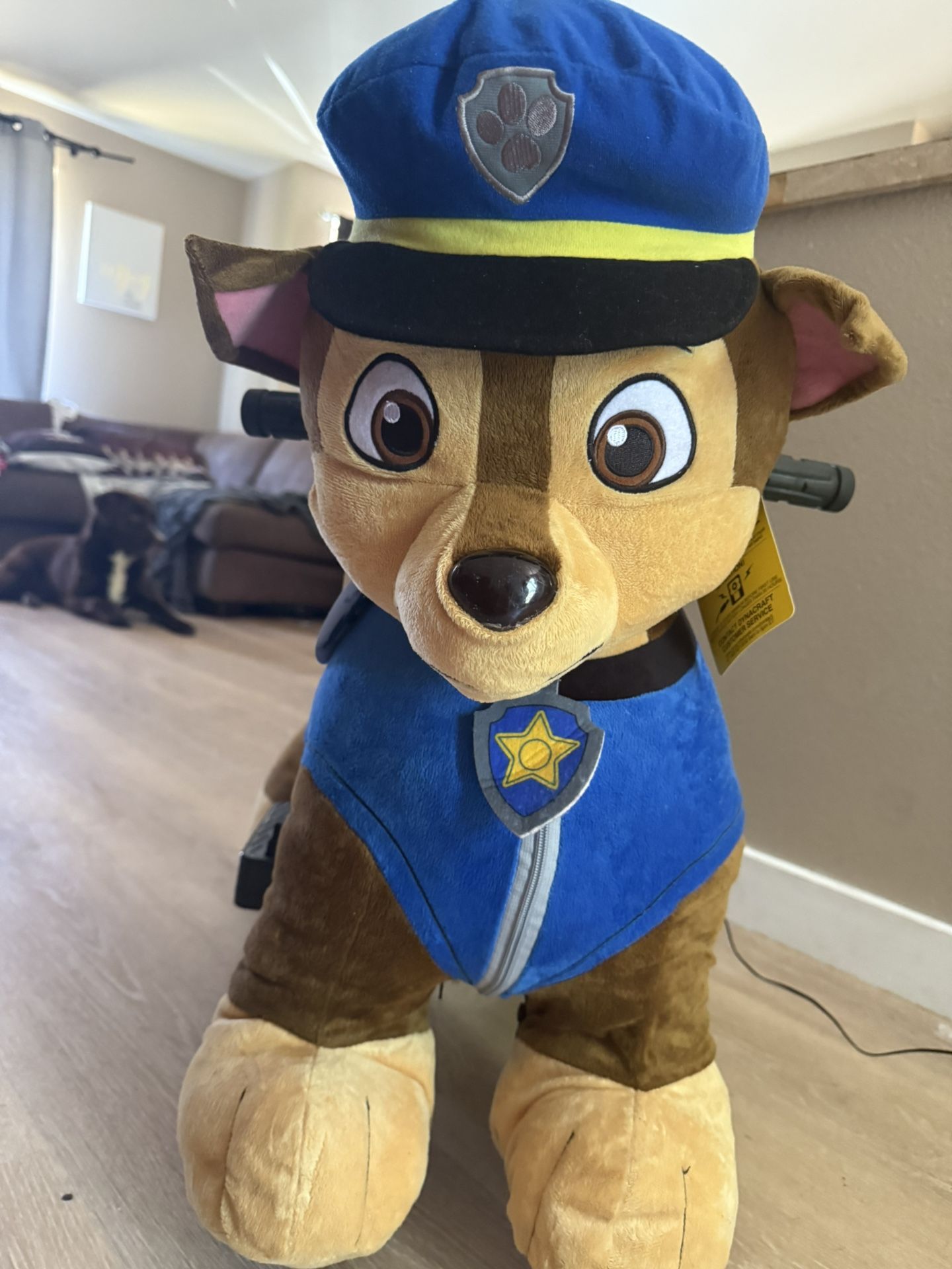 Chase Paw Patrol 6v Powered Ride On Paw Patrol Chase 6V Plush Ride