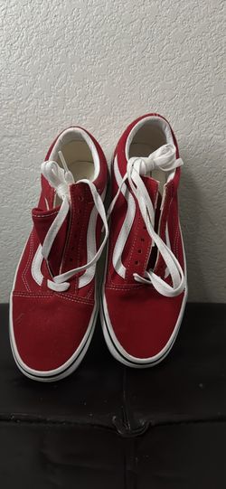 Classical Red Vans Size 9