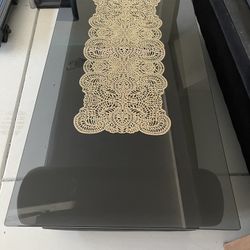 Black Glass Coffee Table