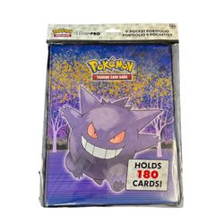 POKÉMON ULTRA PRO “GENGAR” BINDER HOLDS 180 CARDS