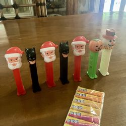 80s Pez Batman Santa Jack O Lantern Snowman SF Giants Vintage Lot 