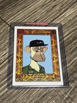 BORED APE G.A.S. Trading Card IRL #10 BAYC #8280 Card GOLD FOIL 31/100 GAS