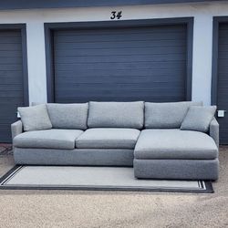 Crate and Barrel Lounge Sectional Couch
