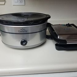 Like New Crock Pot & grill