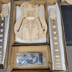 Closing And Liquidating A Business. Have Several Of This Semi Hollow Guitar Kit With Spalted Maple.