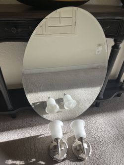 Mirror and Wall Sconces