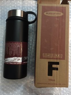 Sports vacuum water bottle 19oz (550ml)boa free