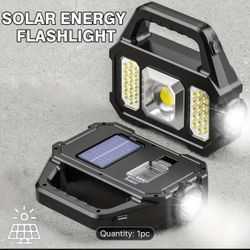 Solar And Battery Charging Flash Light