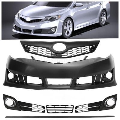For 2012-2014 Toyota Camry SE / SE Front Bumper Cover &Grille