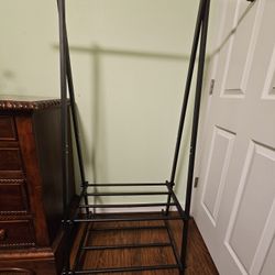 Black Metal Garment Rack