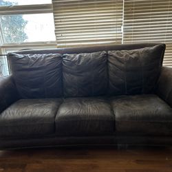 Freeee Leather Couch 
