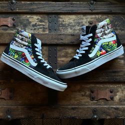 Vans Sk8 Hi - Skull 9.5M