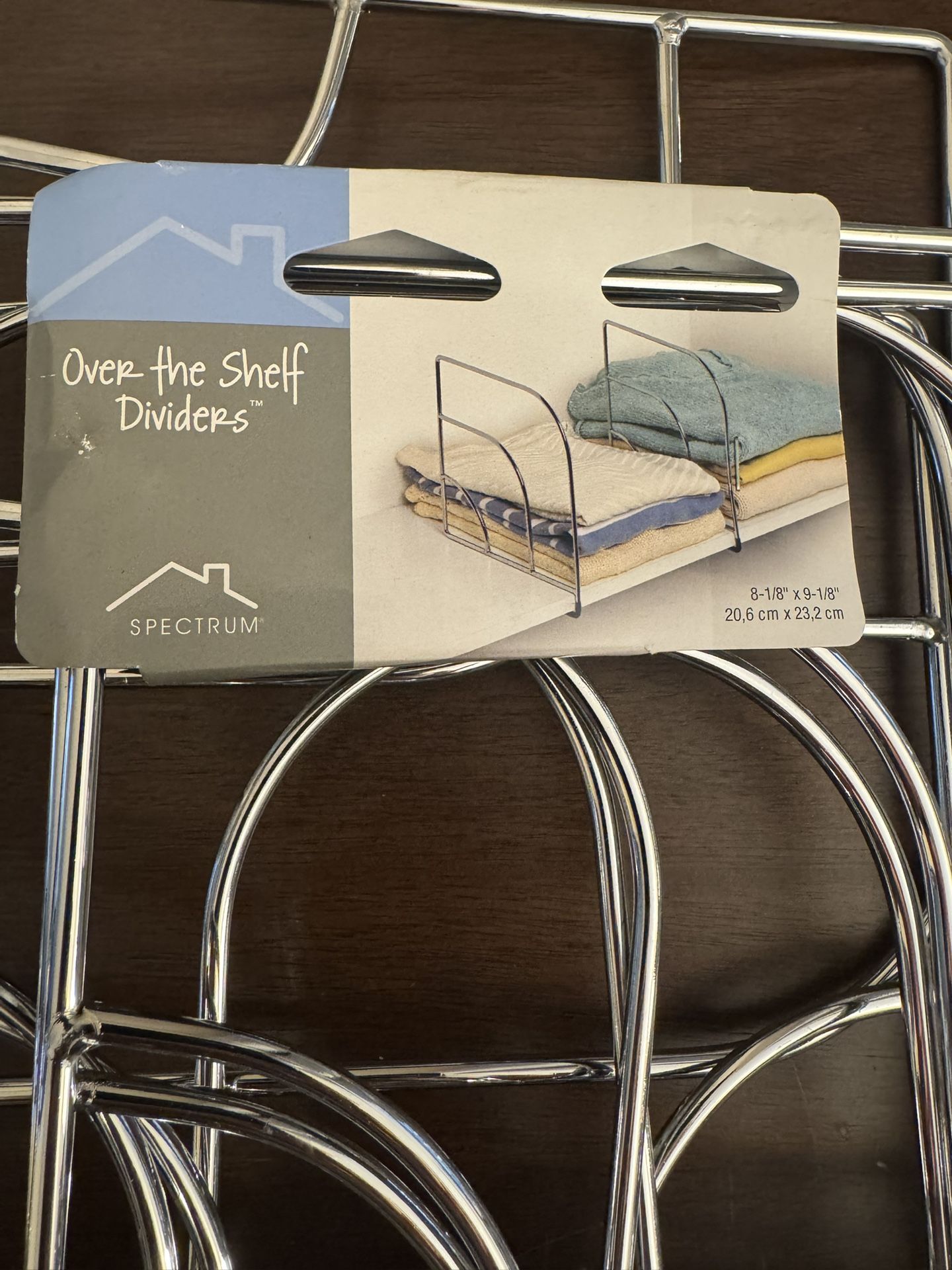 Versatile Metal Wire Closet Shelf Divider and Separator 10 pieces