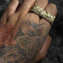 double Finger Nugget Ring 