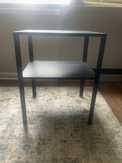 IKEA Black Side Table – Like New