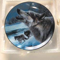 Painted Plate “Evening Song” 